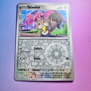 skwovet [reverse holo] - 131/159 (common) — pokemon: journey together